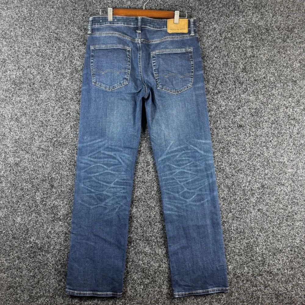 American Eagle Airflex+ Original Bootcut Jeans Mens 32x32 Dark Wash Denim Blue